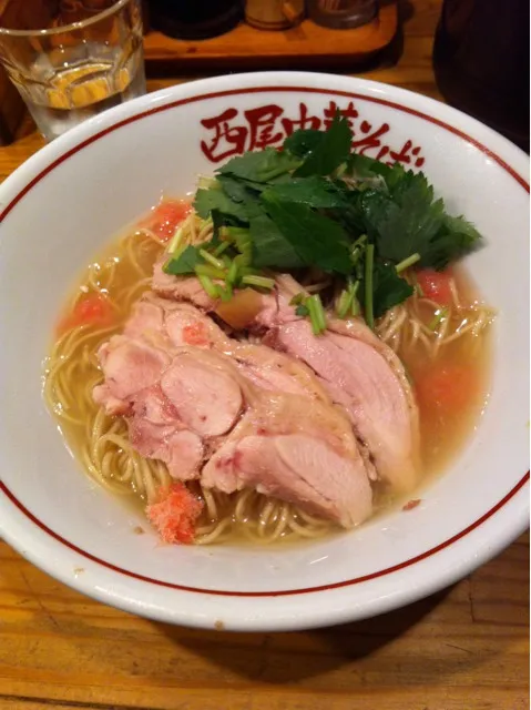 地鶏と鯛煮干の冷や冷や|のぐぽんさん