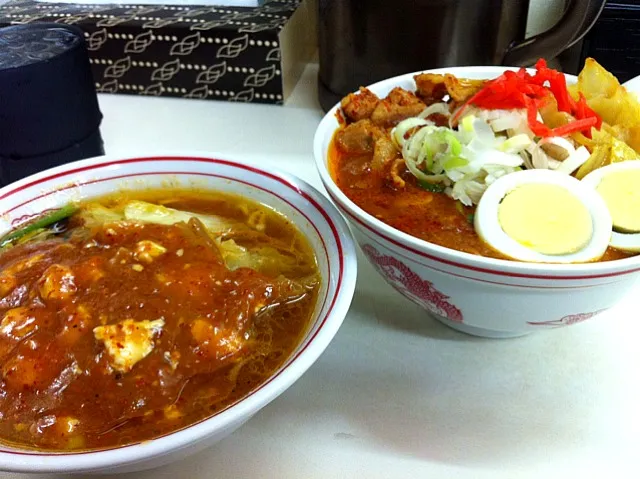 二個セット(半蒙古タンメンと半蒙古丼)|平島さん