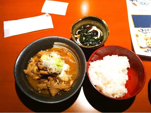 モツ煮定食|まっきーさん