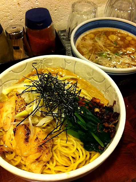 Snapdishの料理写真:鶏つけ麺|のぐぽんさん