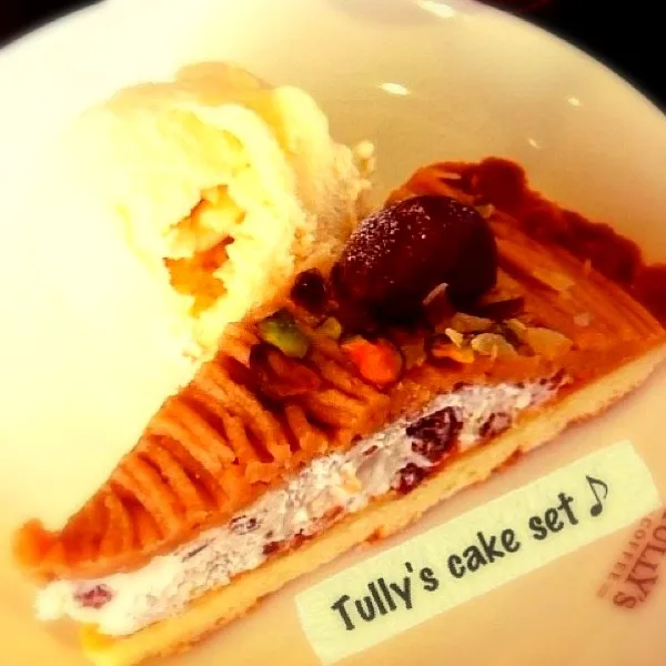 Snapdishの料理写真:marron tart.|pumpkinさん