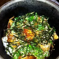 Snapdishの料理写真:スパイシーチキンの石焼きボウル|ゆうこさん