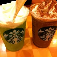 Snapdishの料理写真:ソイ抹茶フラペチーノォォォ|cocoさん