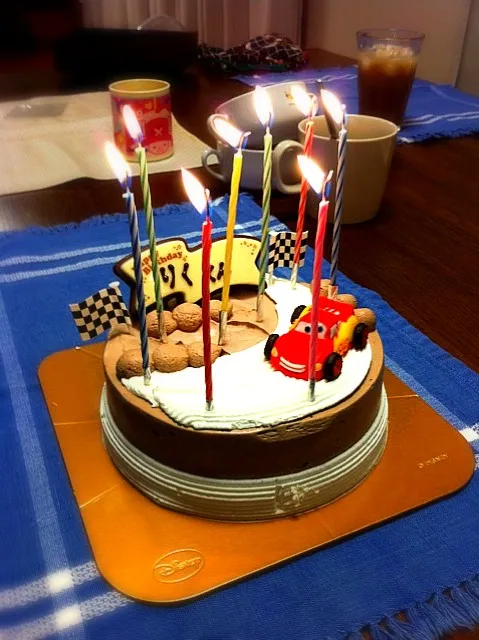 Snapdishの料理写真:誕生日のアイスケーキ|ようこさん