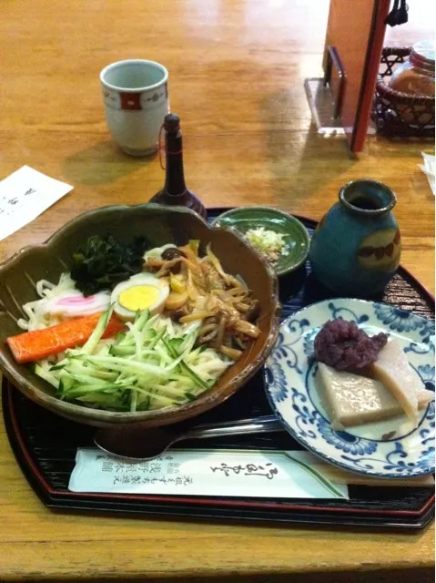 冷やしうどん＆くず餅|tkさん