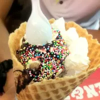 Snapdishの料理写真:Waffle Cone Special|sweetvoDkaさん