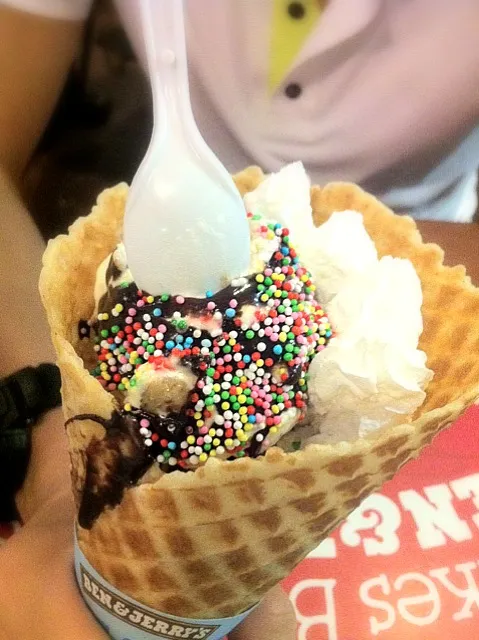 Snapdishの料理写真:Waffle Cone Special|sweetvoDkaさん