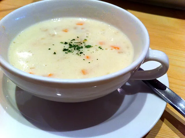 Snapdishの料理写真:clam chowder|meiyunさん