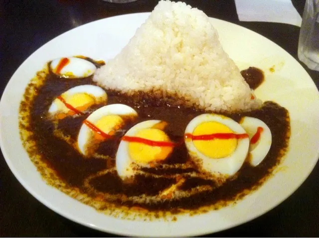 玉子入りカレー Curry rice w/ egg|chan mitsuさん