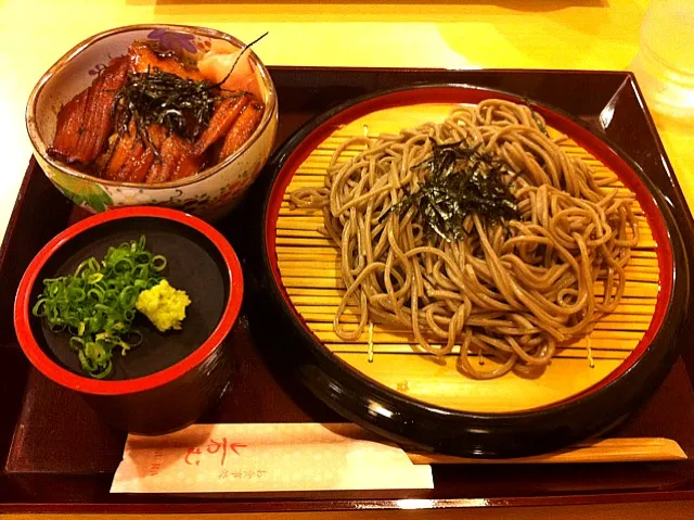 あなご飯とざる蕎麦|村瀬チカさん