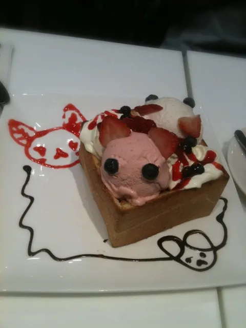 Strawberry waffle|patty wuさん