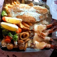 Snapdishの料理写真:seafood platter for two|christymさん