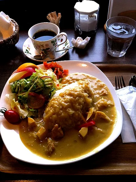 むごよか(◎´∀`)vグリーンカレーランチ|まみさん