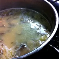 Samuel's homemade mushroom soup|melvin chongさん