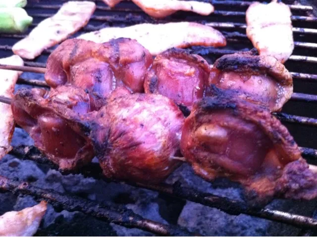 Snapdishの料理写真:skewered gizzard|jsさん