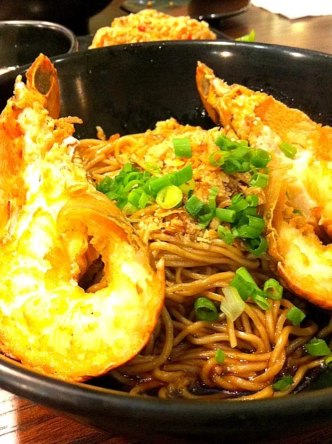 Snapdishの料理写真:Crayfish noodles at The Asian Kitchen.|janiceさん