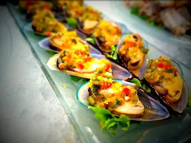 NZ mussel with salsa sauce|nuttyさん