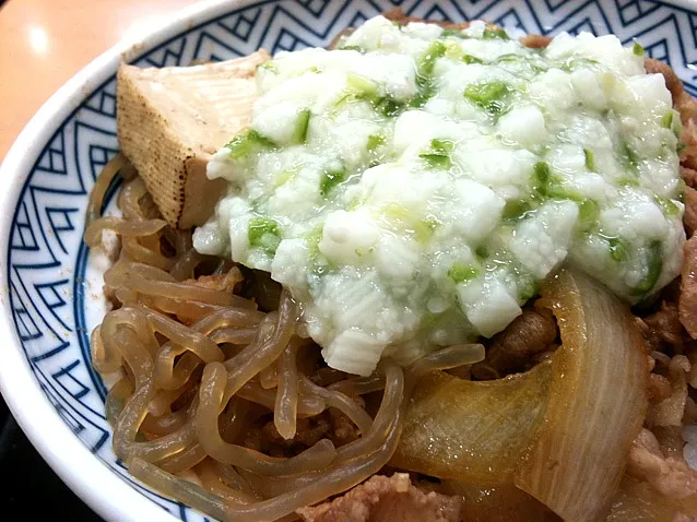 牛鍋丼オクラとろろ|たにやんさん