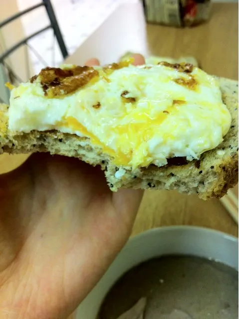 homemade egg with toast|chenさん