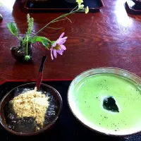 わらび餅と冷抹茶|柏井 伸夫さん