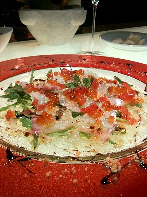 sea bream carpaccio|Shanel Catastiさん