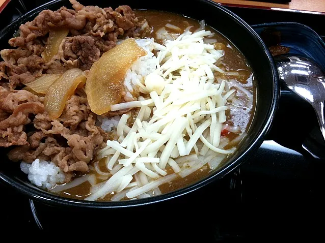 牛丼チーズカレー|たにやんさん