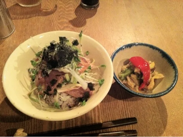 ブリ丼＆サラダ|tkさん