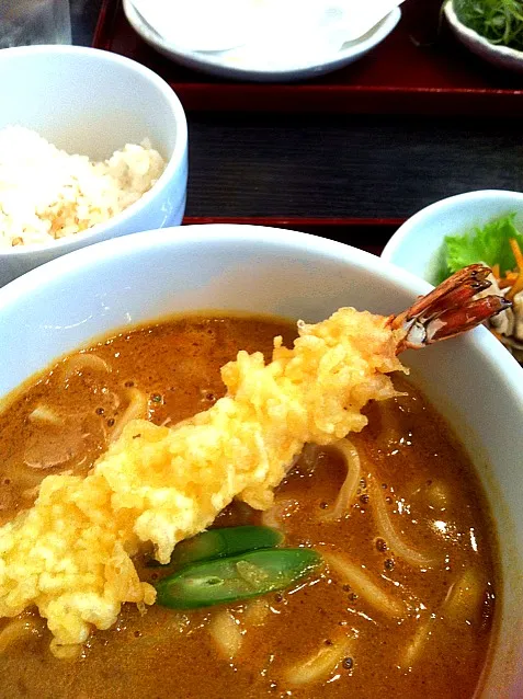 Snapdishの料理写真:カレーうどん  古奈屋|眉毛さん