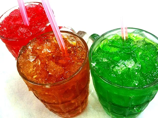 Snapdishの料理写真:Red , Green Syrup // Cha Dum Yen|sasi-sOmさん