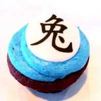 red velvet chocolate chip cupcake|Benさん