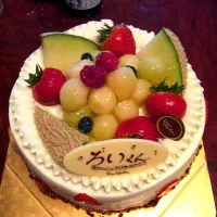 誕生日ケーキ|おかもと あやなさん