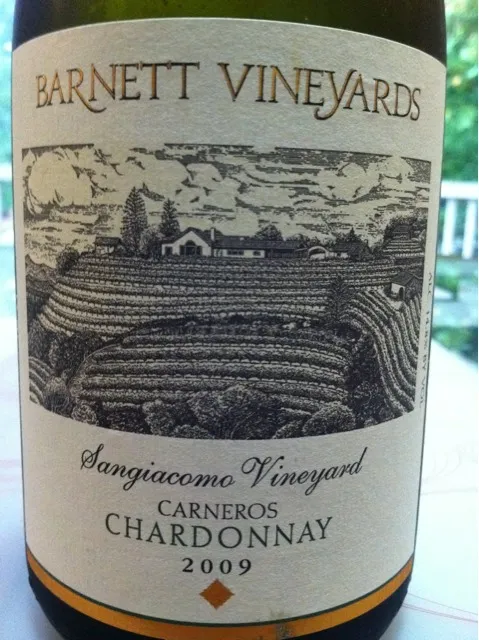 Snapdishの料理写真:Barnett Vinyards Chardonnay 2009|中島信治さん