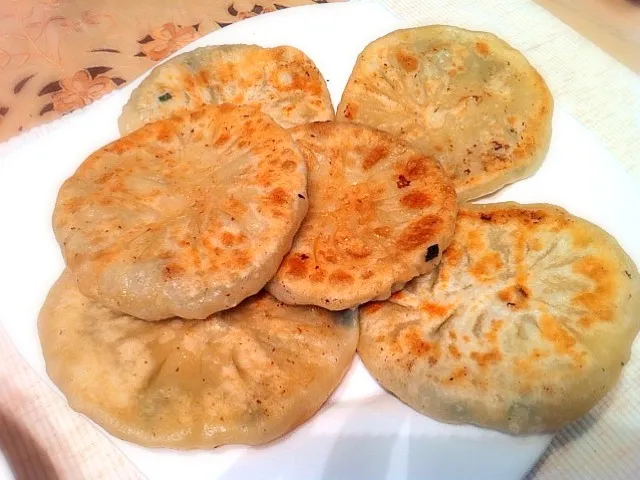 焼き海老ニラ饅頭|インコさんさん