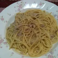 Snapdishの料理写真:ツナマヨパスタ|気まぐれさんさん