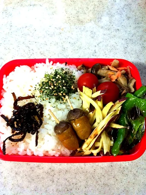 秋弁当～どんぐり添え～p(^_^)q ♡|mikik0さん