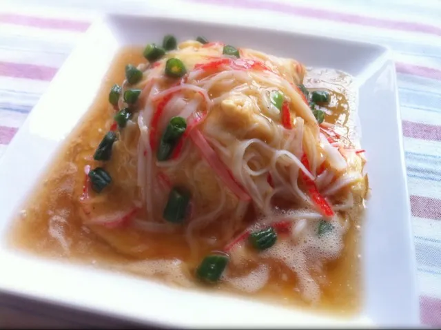 カニたま天津飯|ちびチビ。さん