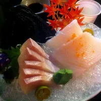 Cobia Fish + Squid Sashimi|BTさん