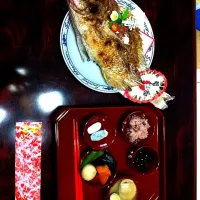 Snapdishの料理写真:2011/10/2 翔つばさ生誕100日祝|negupiさん