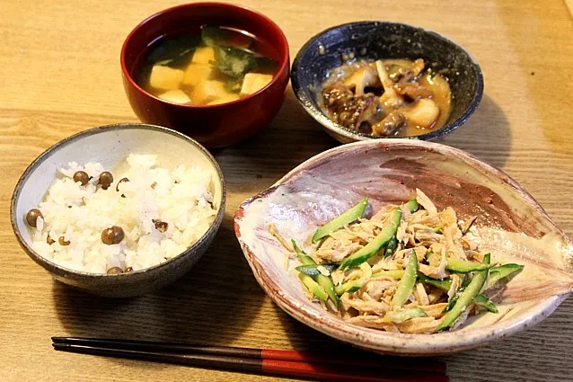 むかごご飯と粗食系和食♫|naeさん