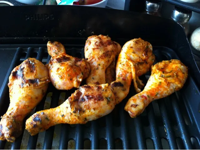 new indoor grill, getting ready for Sunday night football!|Mattさん