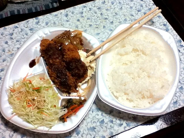 ほっともっとのカキフライ&生姜焼き弁当|Akihiro Sasayamaさん