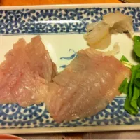 Snapdishの料理写真:シマダイのお造り|るちてぃあさん