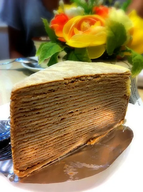 Chocolate crepe cake|Smileyさん