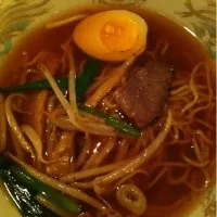 Snapdishの料理写真:焼肉の締めラーメン|あさみさん