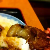 豚角煮丼|のらこさん