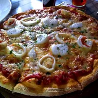 fruitti di mare pizza|Ginleongさん