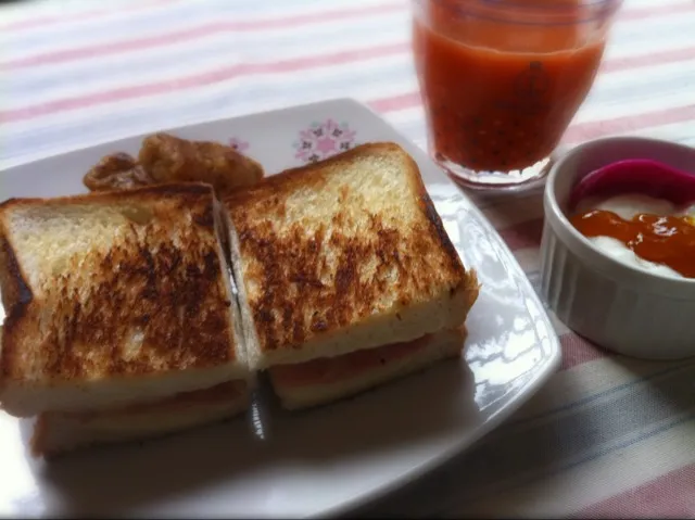 Snapdishの料理写真:クロックムッシュ|ちびチビ。さん