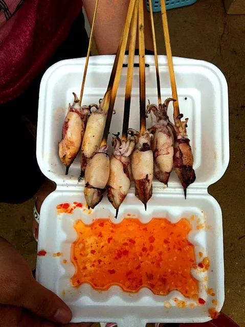 Cambodian BBQ squid|monita koyさん