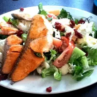 salmon salad|irina liewさん