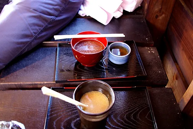 曽爾高原の茶屋のお汁粉と甘酒|ポン太さん